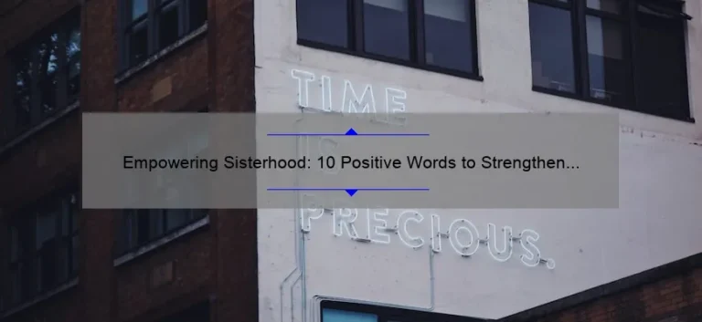 10 Positive Words to Strengthen Your Bond