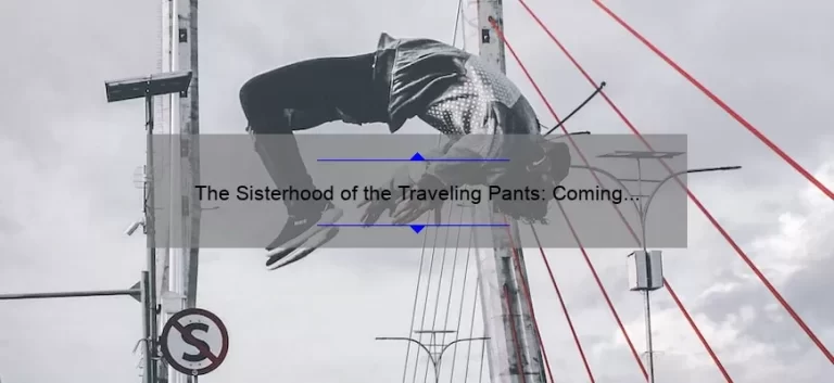 The Sisterhood of the Traveling Pants