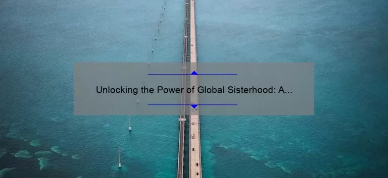 Unlocking the Power of Global Sisterhood: A Story of Connection and Empowerment [5 Key Strategies]