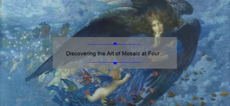 Discovering the Art of Mosaic at Four Sisters Grill