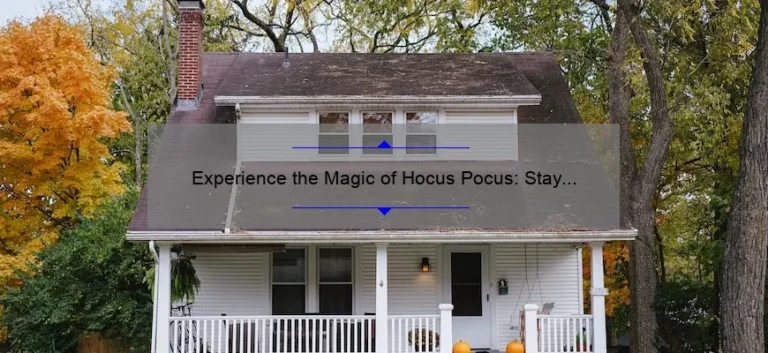 Experience the Magic of Hocus Pocus: Stay at the Sanderson Sisters' House Airbnb
