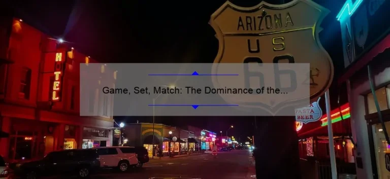 Game, Set, Match: The Dominance of the Williams Sisters in Tennis
