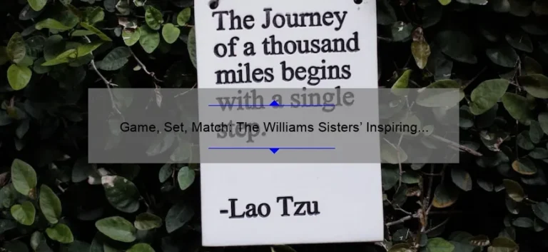 Game, Set, Match: The Williams Sisters' Inspiring Journey on the Big Screen