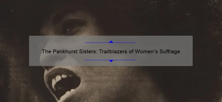 The Pankhurst Sisters: Trailblazers of Women's Suffrage