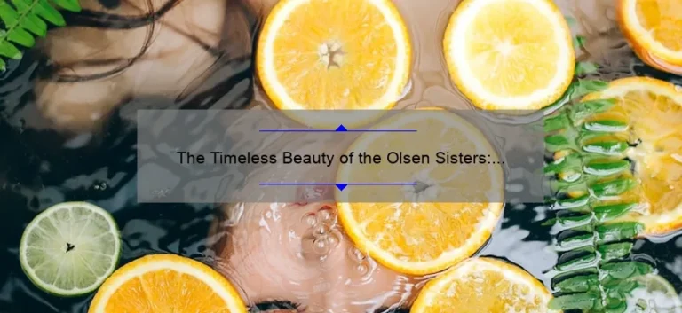 The Timeless Beauty of the Olsen Sisters: A Look Back at Their Youthful Days