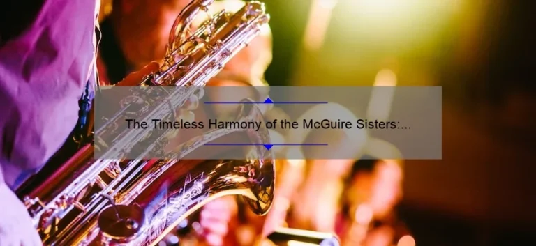 The Timeless Harmony of the McGuire Sisters: A Look Back at Their Iconic Music Career
