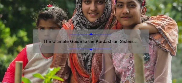 The Ultimate Guide to the Kardashian Sisters: From Kim to Kylie