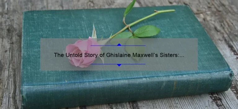 The Untold Story of Ghislaine Maxwell's Sisters: Exploring Their Lives and Connections