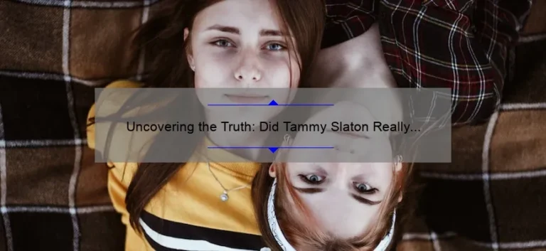 Uncovering the Truth: Did Tammy Slaton Really Die on 1000 Pound Sisters?