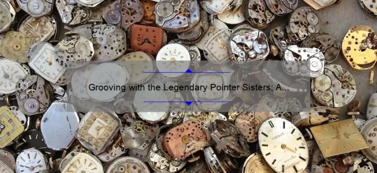 Grooving with the Legendary Pointer Sisters: A Musical Journey Through Time