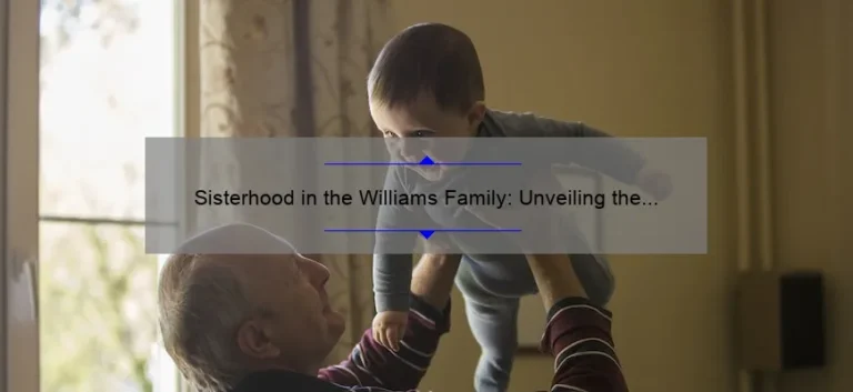 Sisterhood in the Williams Family: Unveiling the Number of Serena Williams’ Siblings