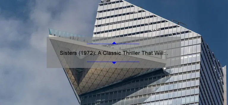 Sisters (1972): A Classic Thriller That Will Keep You on the Edge of Your Seat