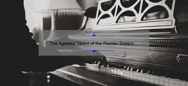 The Ageless Talent of the Pointer Sisters: A Look at Their Timeless Music and Enduring Legacy