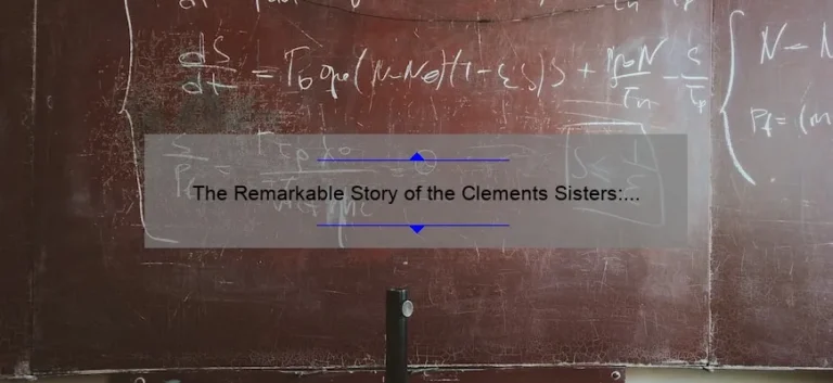 The Remarkable Story of the Clements Sisters: Trailblazers in Women's Education and Advocacy