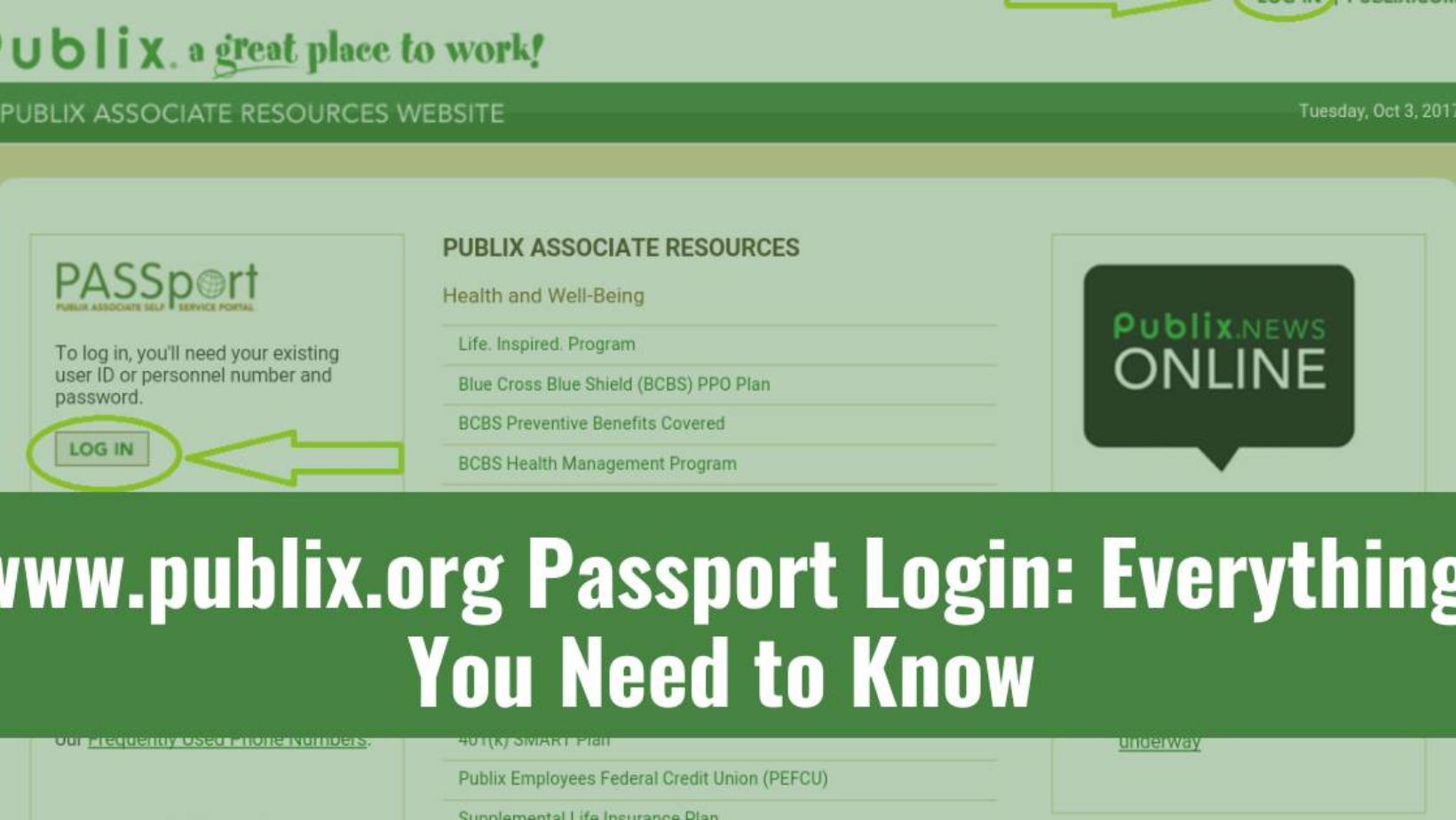 www.publix.org passport login