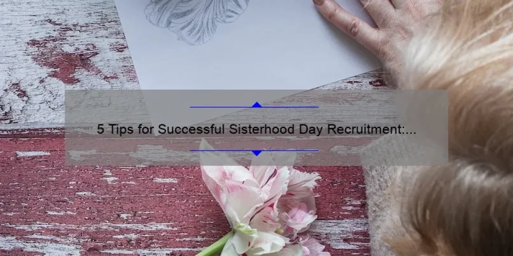 5 Tips for Successful Sisterhood Day Recruitment: A Personal Story [With Stats and Strategies]
