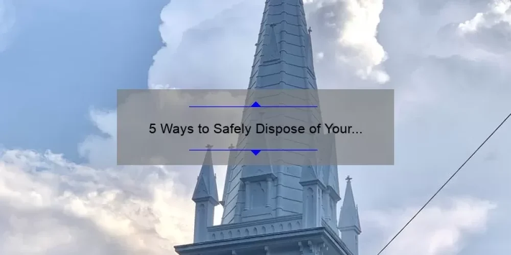 5 Ways to Safely Dispose of Your Unwanted Items [Join the Sisterhood of Holy Nuns]
