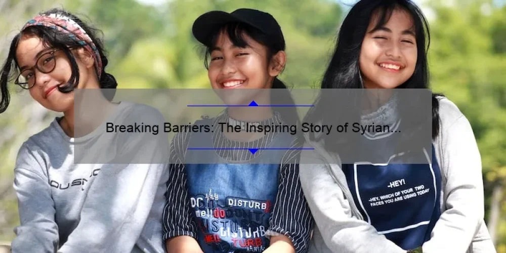 Breaking Barriers: The Inspiring Story of Syrian Sisters Making Waves as Swimmers