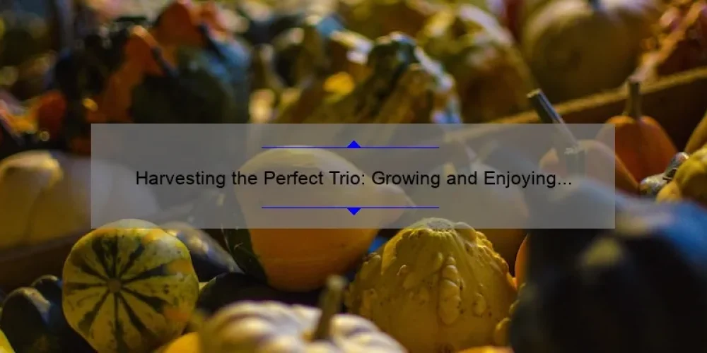 Harvesting the Perfect Trio: Growing and Enjoying 3 Sisters Corn, Squash, and Beans