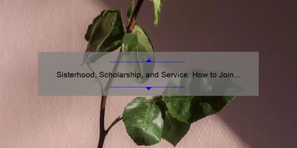 Sisterhood, Scholarship, and Service: How to Join a Community of Women Making a Difference [A Guide to Sorority Life]