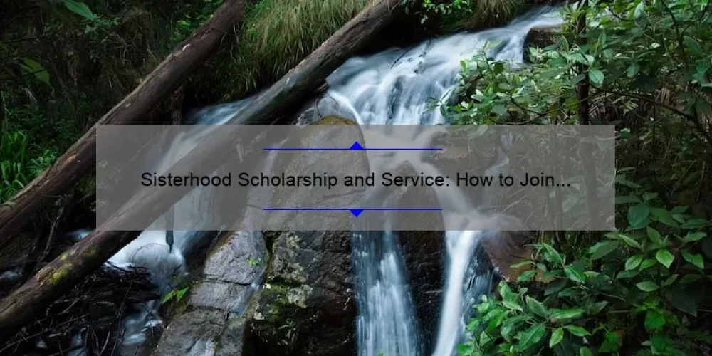 Sisterhood Scholarship and Service: How to Join the Movement and Make a Difference [A Personal Story + Practical Tips + Stats]