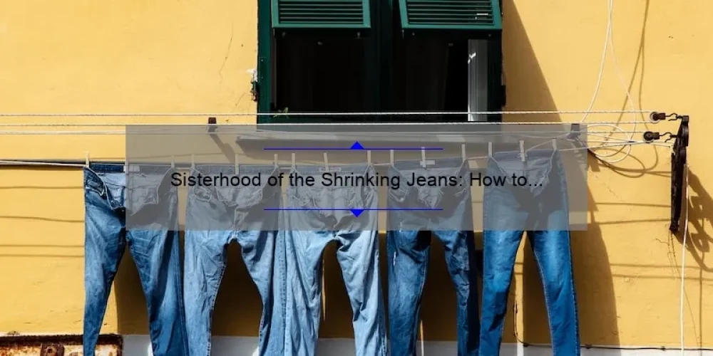 Sisterhood of the Shrinking Jeans: How to Achieve Your Weight Loss Goals with Support, Tips, and Stats [A Personal Journey]