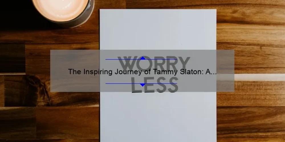 The Inspiring Journey of Tammy Slaton: A Thousand Pound Sister's Story