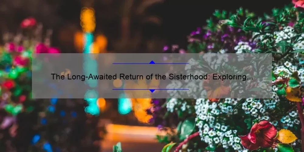 The Long-Awaited Return of the Sisterhood: Exploring the Possibility of Sisterhood of the Traveling Pants 3