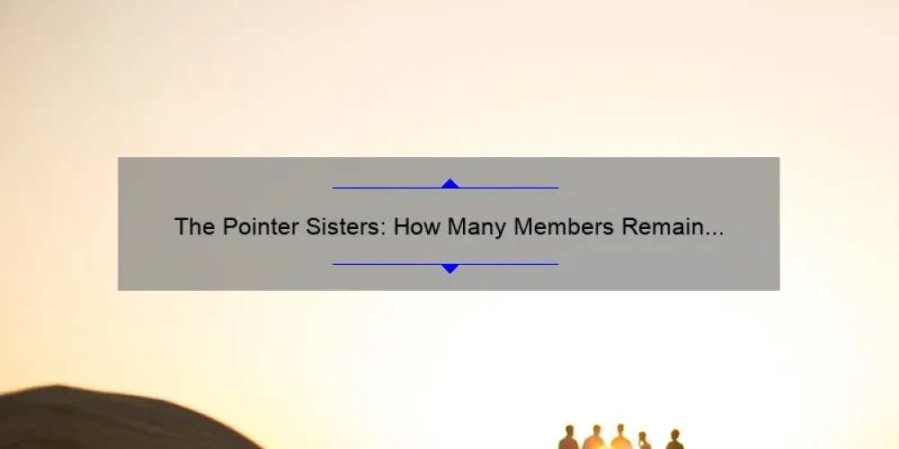 The Pointer Sisters: How Many Members Remain in the Iconic Group?
