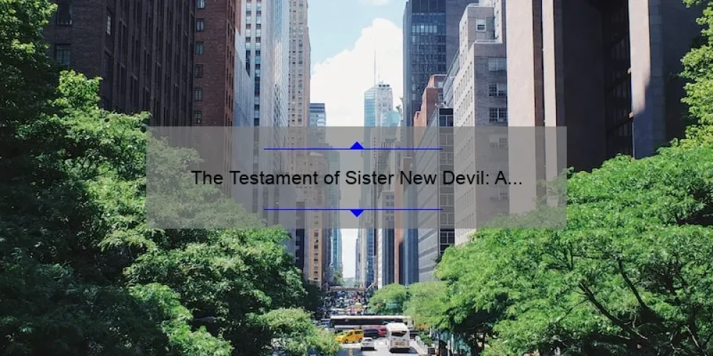 The Testament of Sister New Devil: A Must-Read for Fans of Action-Packed Anime!
