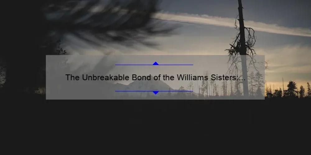 The Unbreakable Bond of the Williams Sisters: A Story of Sisterhood and Tennis Dominance
