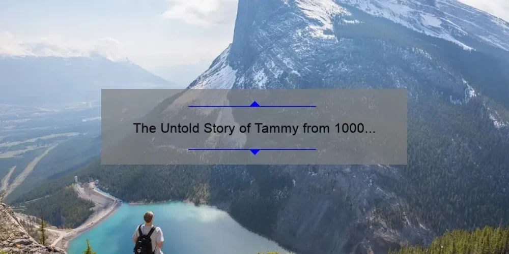 The Untold Story of Tammy from 1000 lb Sisters: Exploring Her Journey and Current Status