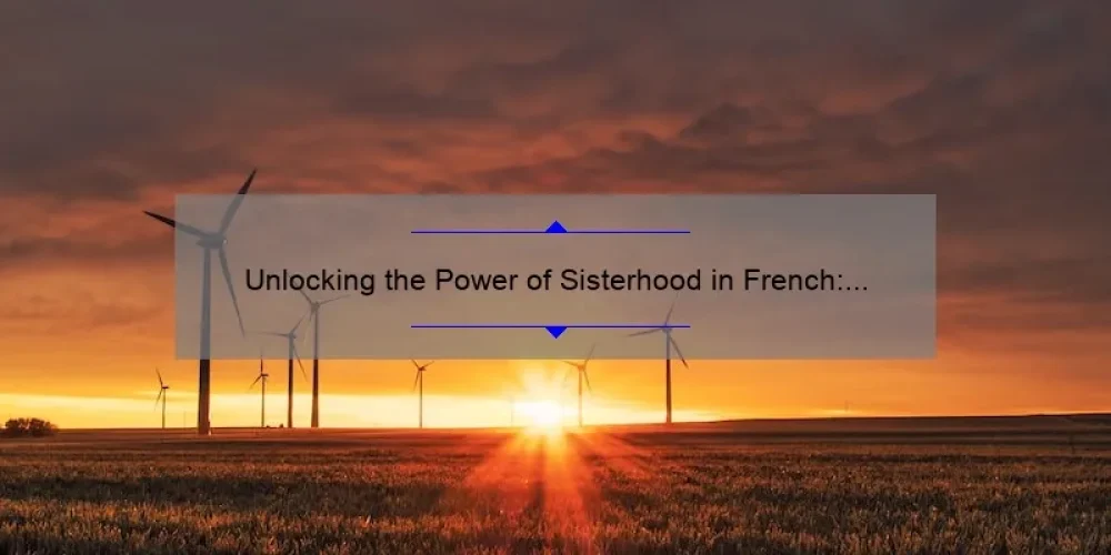 Unlocking the Power of Sisterhood in French: A Personal Story and Practical Guide [with Stats and Tips]